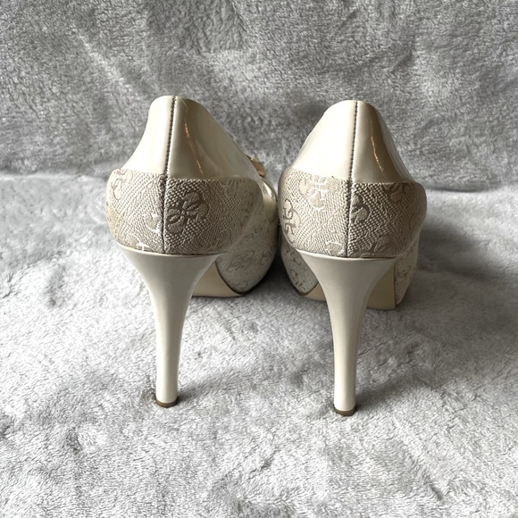 GUESS Peep-toe Platform Stilettos Size 5.5 - Picture 3 of 8